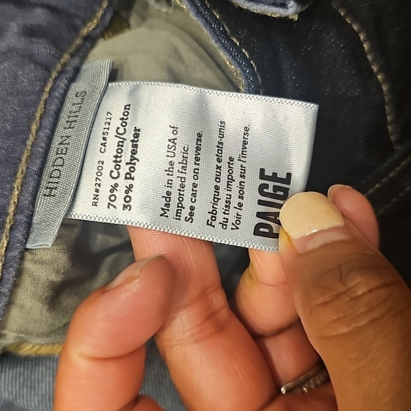 PAIGE dark blue jeans - Picture 9 of 9